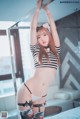 Hanari 하나리, [DJAWA] Catgirl in Stripes Set.02